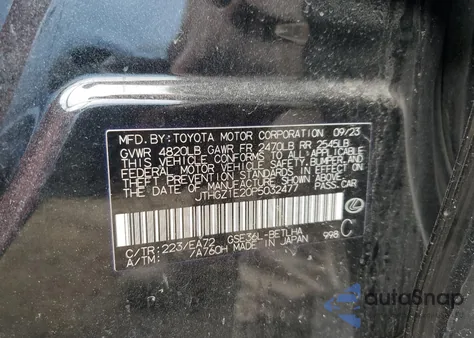 2023 Lexus Is 350 F Sport z USA, uszkodzony, nr VIN JTHGZ1E20P5032477